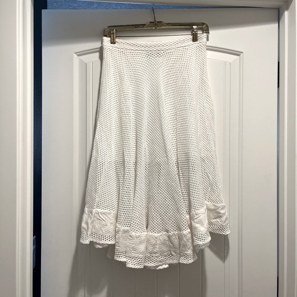 Rebecca Minkoff “Pippa Netted Gore Skirt”